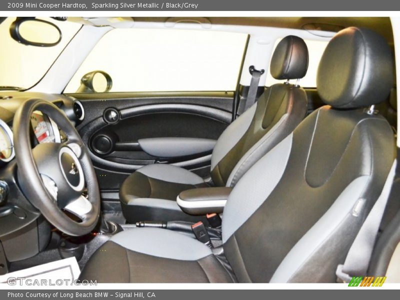 Sparkling Silver Metallic / Black/Grey 2009 Mini Cooper Hardtop