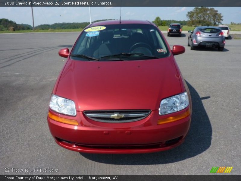 Sport Red Metallic / Charcoal 2008 Chevrolet Aveo Aveo5 LS