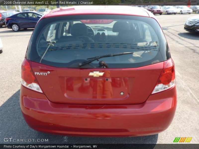 Sport Red Metallic / Charcoal 2008 Chevrolet Aveo Aveo5 LS