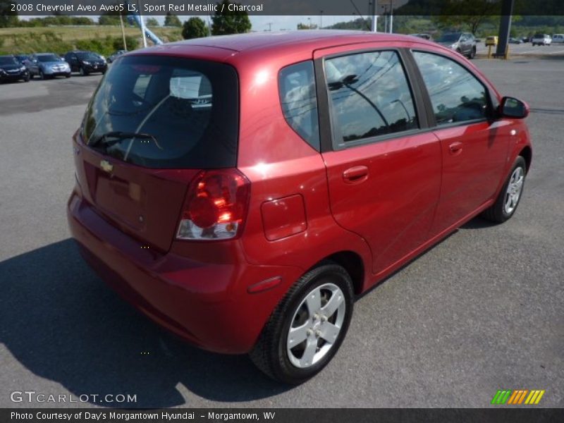 Sport Red Metallic / Charcoal 2008 Chevrolet Aveo Aveo5 LS
