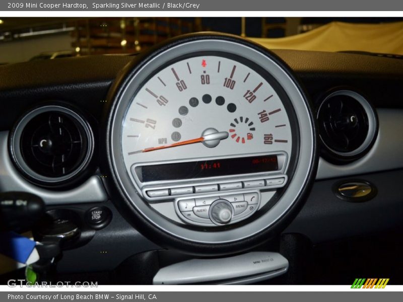 Sparkling Silver Metallic / Black/Grey 2009 Mini Cooper Hardtop