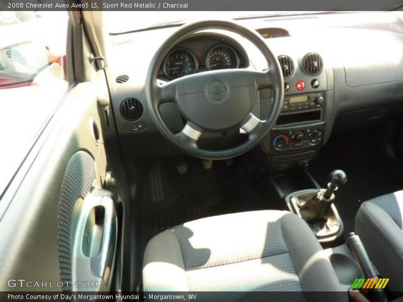 Sport Red Metallic / Charcoal 2008 Chevrolet Aveo Aveo5 LS