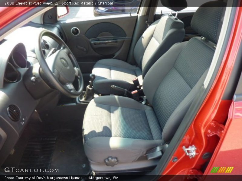 Sport Red Metallic / Charcoal 2008 Chevrolet Aveo Aveo5 LS