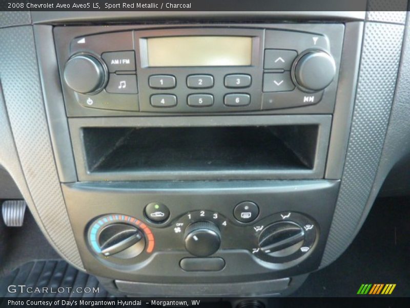 Sport Red Metallic / Charcoal 2008 Chevrolet Aveo Aveo5 LS