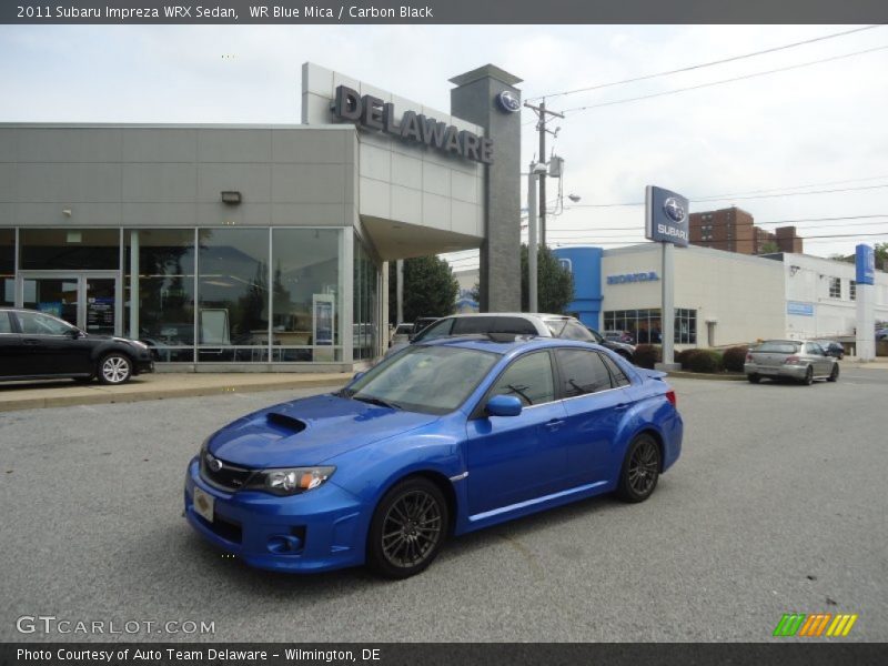 WR Blue Mica / Carbon Black 2011 Subaru Impreza WRX Sedan