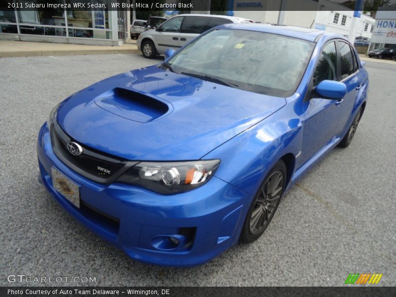 WR Blue Mica / Carbon Black 2011 Subaru Impreza WRX Sedan