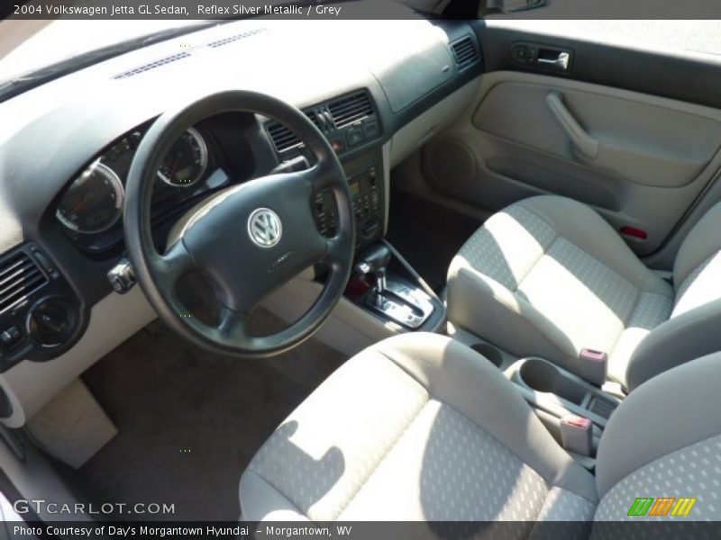 Reflex Silver Metallic / Grey 2004 Volkswagen Jetta GL Sedan