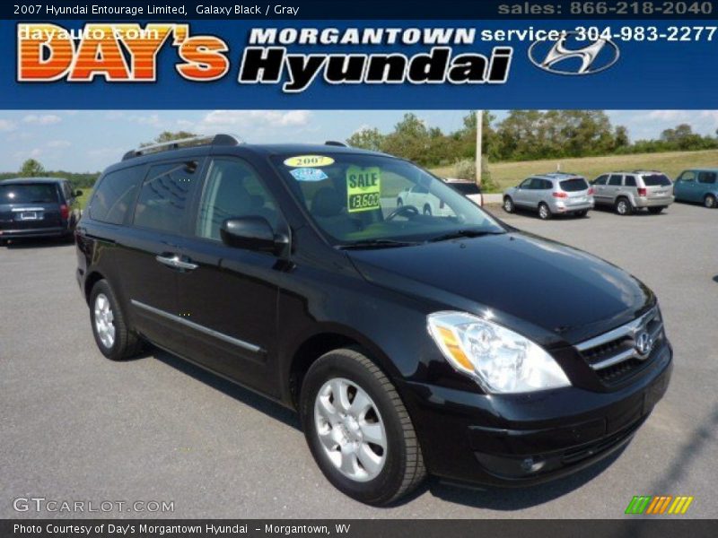 Galaxy Black / Gray 2007 Hyundai Entourage Limited