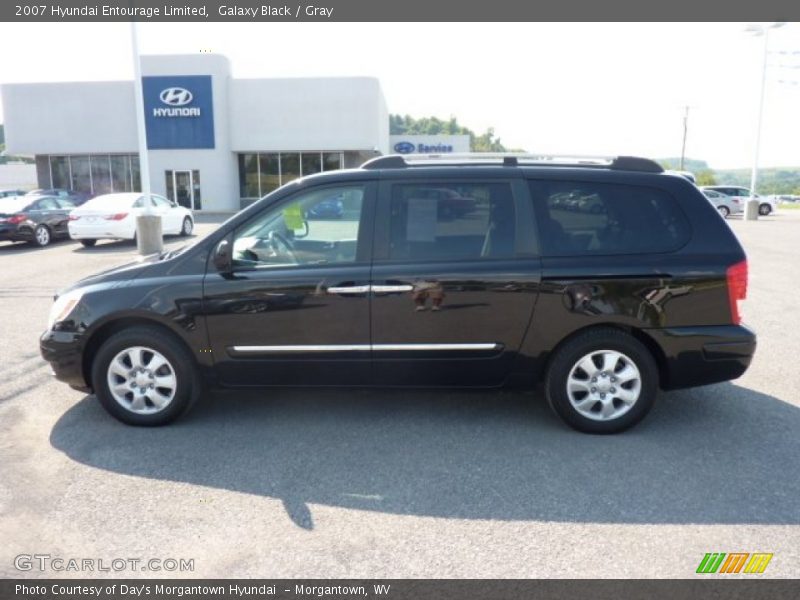 Galaxy Black / Gray 2007 Hyundai Entourage Limited