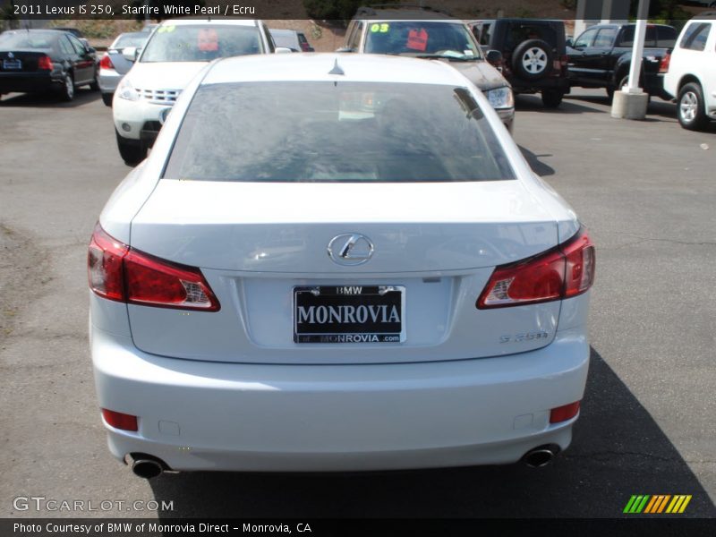 Starfire White Pearl / Ecru 2011 Lexus IS 250