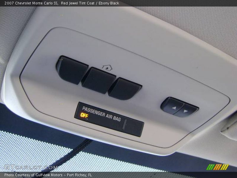 Red Jewel Tint Coat / Ebony Black 2007 Chevrolet Monte Carlo SS