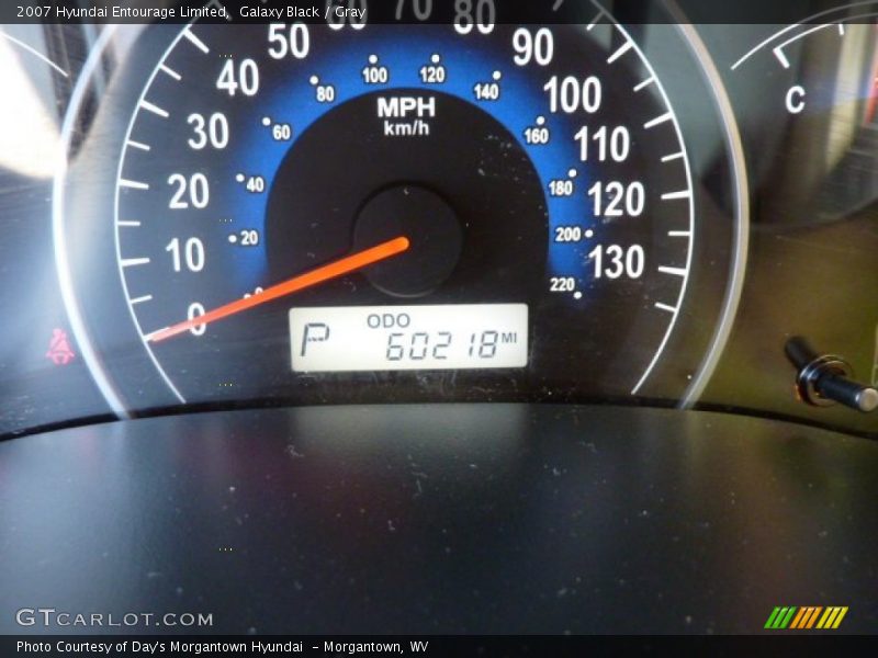 Galaxy Black / Gray 2007 Hyundai Entourage Limited
