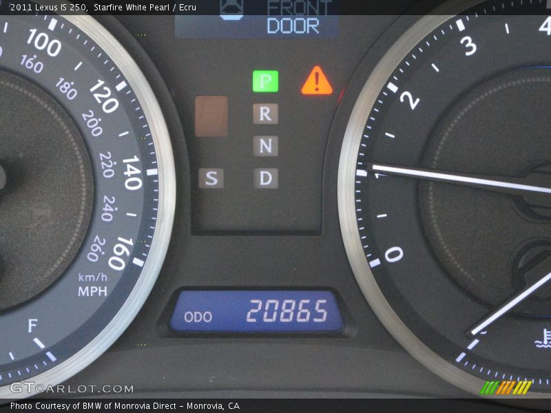 Starfire White Pearl / Ecru 2011 Lexus IS 250