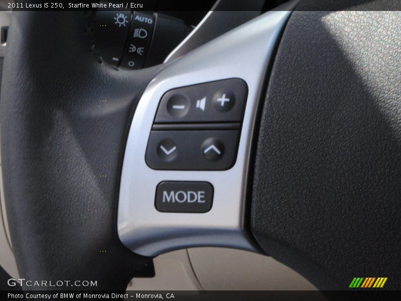 Starfire White Pearl / Ecru 2011 Lexus IS 250