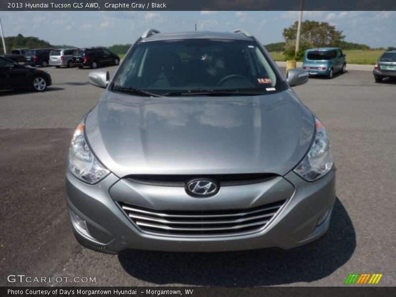 Graphite Gray / Black 2013 Hyundai Tucson GLS AWD