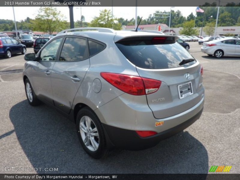 Graphite Gray / Black 2013 Hyundai Tucson GLS AWD