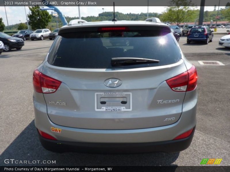 Graphite Gray / Black 2013 Hyundai Tucson GLS AWD