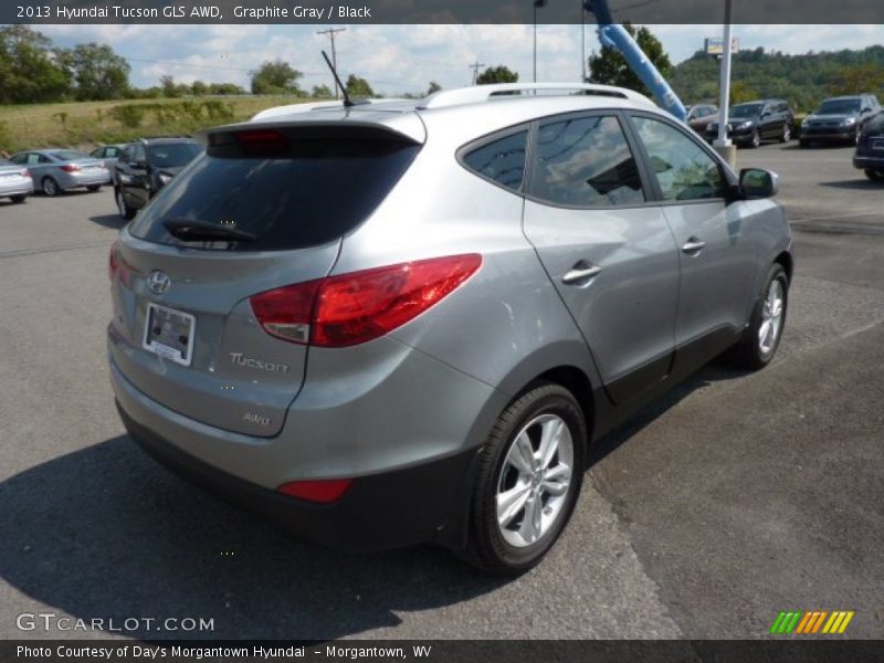 Graphite Gray / Black 2013 Hyundai Tucson GLS AWD