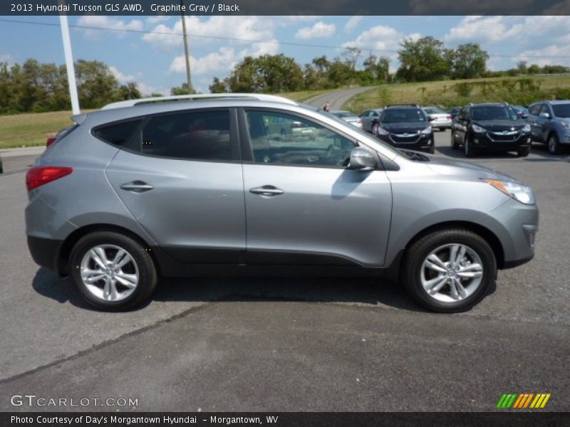 Graphite Gray / Black 2013 Hyundai Tucson GLS AWD