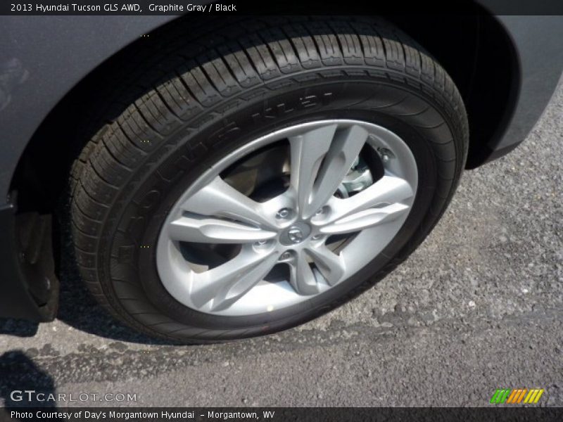 Graphite Gray / Black 2013 Hyundai Tucson GLS AWD