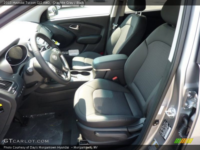Graphite Gray / Black 2013 Hyundai Tucson GLS AWD