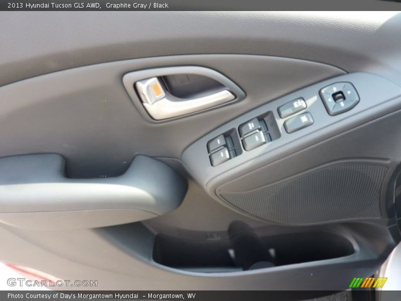 Graphite Gray / Black 2013 Hyundai Tucson GLS AWD