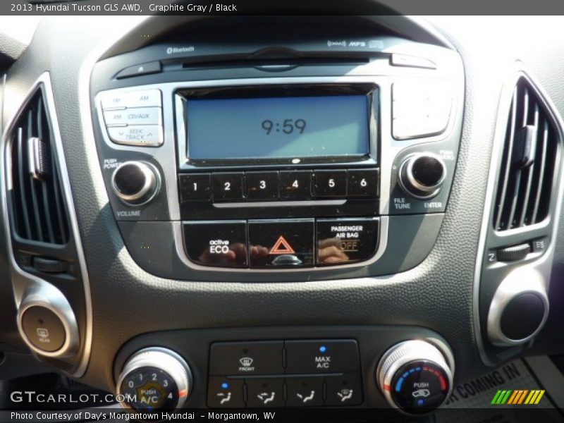 Graphite Gray / Black 2013 Hyundai Tucson GLS AWD