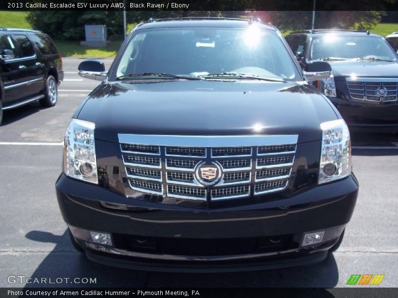 Black Raven / Ebony 2013 Cadillac Escalade ESV Luxury AWD