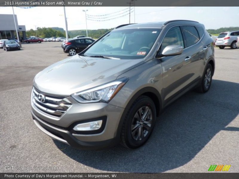 Mineral Gray / Gray 2013 Hyundai Santa Fe Sport AWD