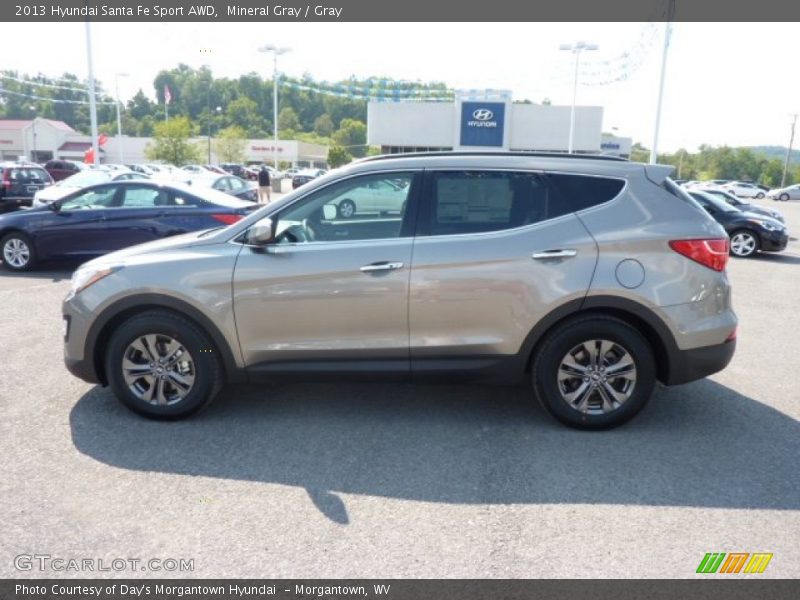 Mineral Gray / Gray 2013 Hyundai Santa Fe Sport AWD