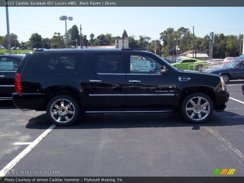 Black Raven / Ebony 2013 Cadillac Escalade ESV Luxury AWD