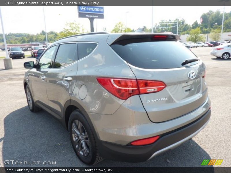 Mineral Gray / Gray 2013 Hyundai Santa Fe Sport AWD