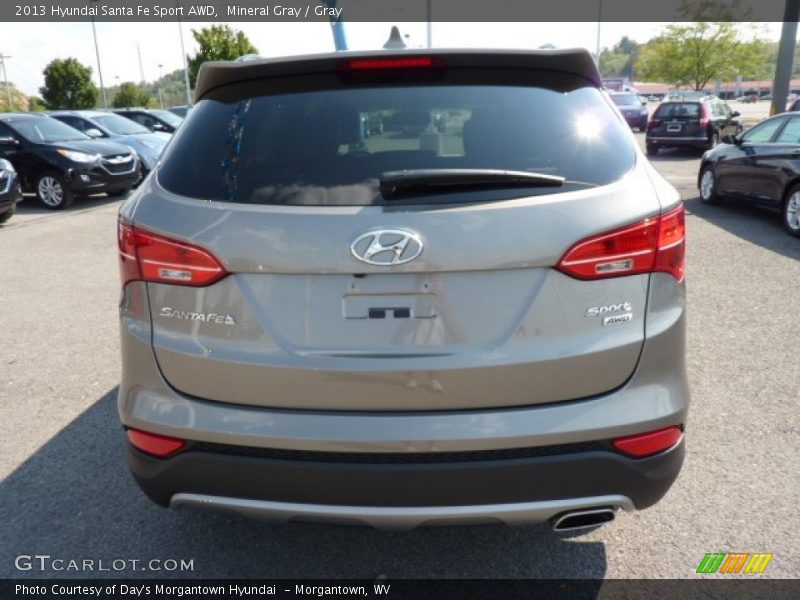 Mineral Gray / Gray 2013 Hyundai Santa Fe Sport AWD