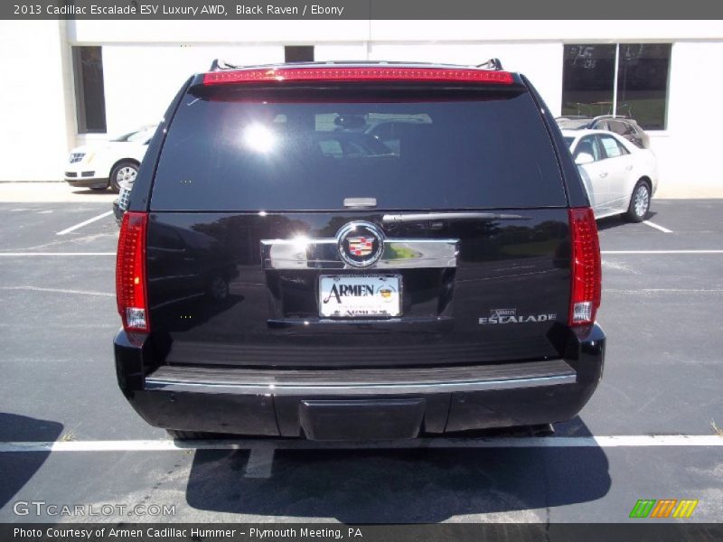 Black Raven / Ebony 2013 Cadillac Escalade ESV Luxury AWD