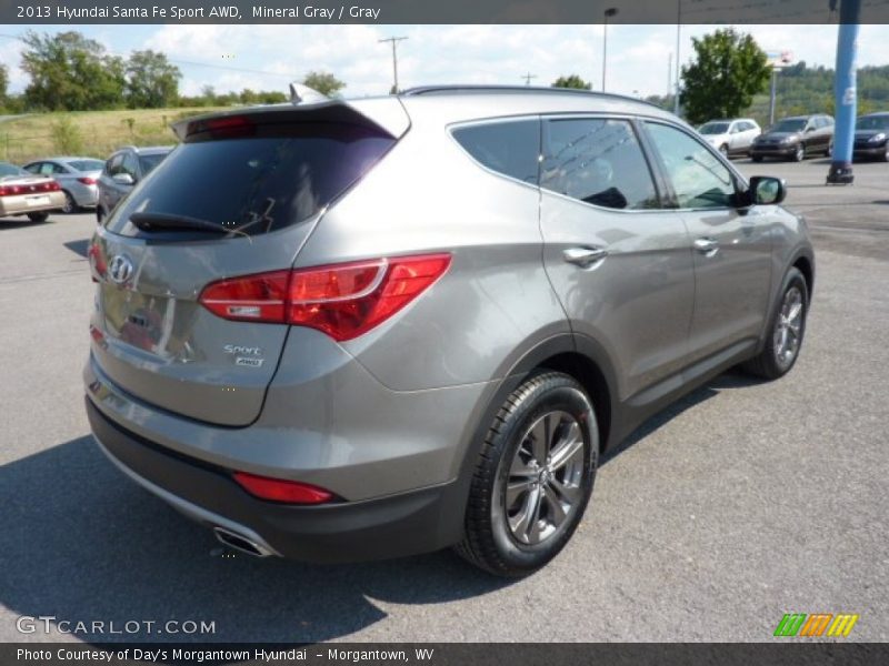 Mineral Gray / Gray 2013 Hyundai Santa Fe Sport AWD