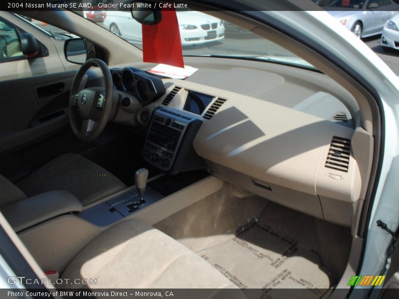 Glacier Pearl White / Cafe Latte 2004 Nissan Murano SE AWD
