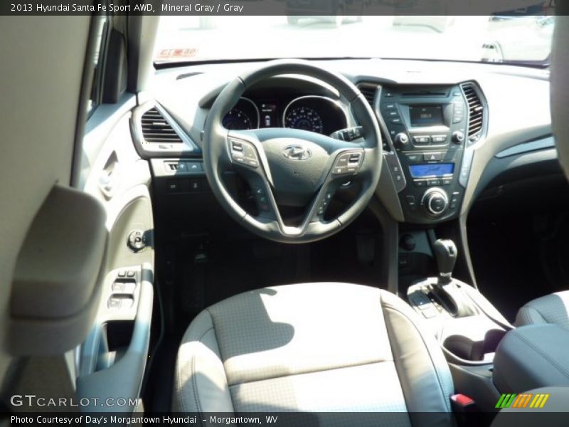 Mineral Gray / Gray 2013 Hyundai Santa Fe Sport AWD