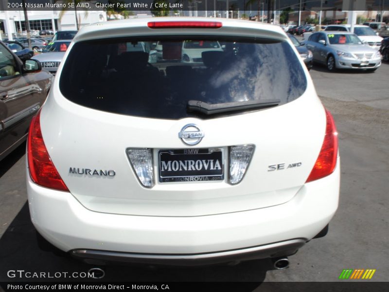 Glacier Pearl White / Cafe Latte 2004 Nissan Murano SE AWD
