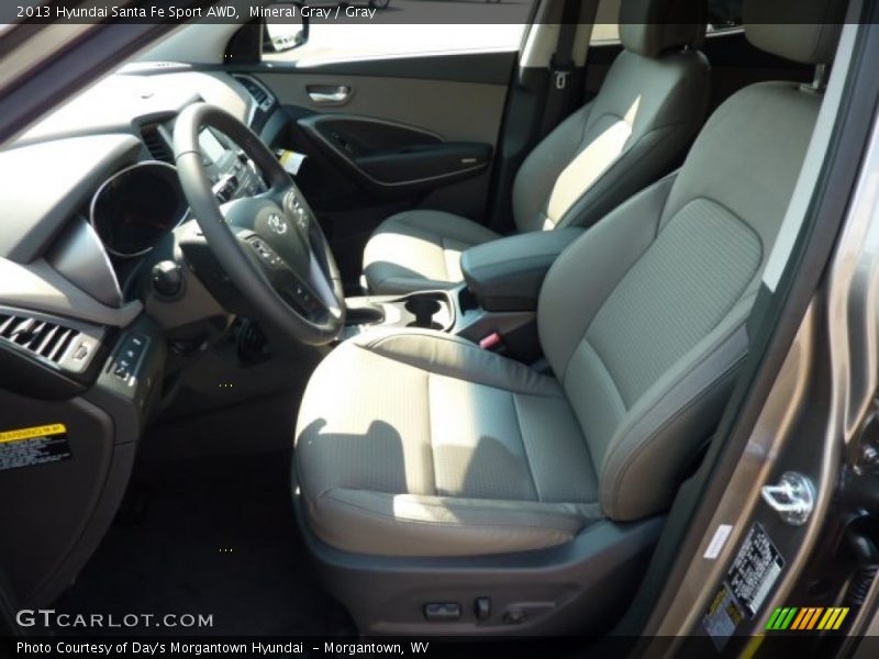 Mineral Gray / Gray 2013 Hyundai Santa Fe Sport AWD