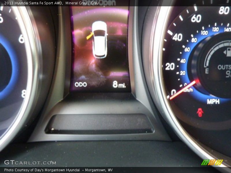 Mineral Gray / Gray 2013 Hyundai Santa Fe Sport AWD