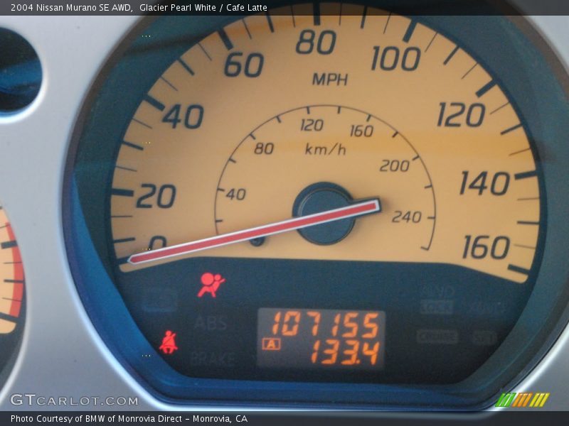 Glacier Pearl White / Cafe Latte 2004 Nissan Murano SE AWD