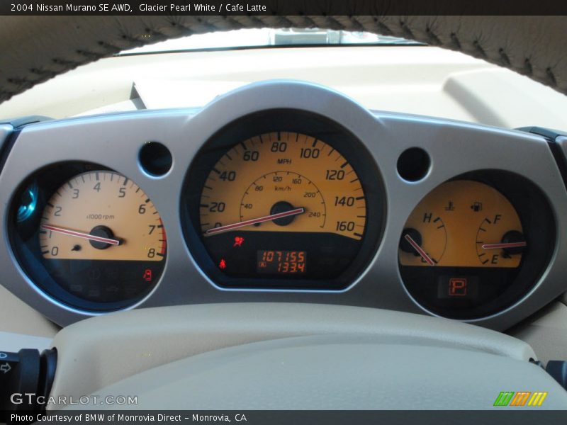 Glacier Pearl White / Cafe Latte 2004 Nissan Murano SE AWD