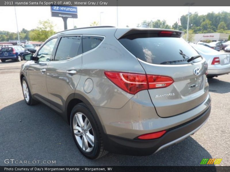 Mineral Gray / Gray 2013 Hyundai Santa Fe Sport 2.0T AWD