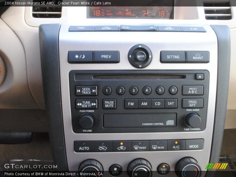 Glacier Pearl White / Cafe Latte 2004 Nissan Murano SE AWD