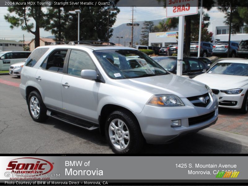 Starlight Silver Metallic / Quartz 2004 Acura MDX Touring