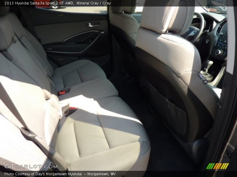Mineral Gray / Gray 2013 Hyundai Santa Fe Sport 2.0T AWD