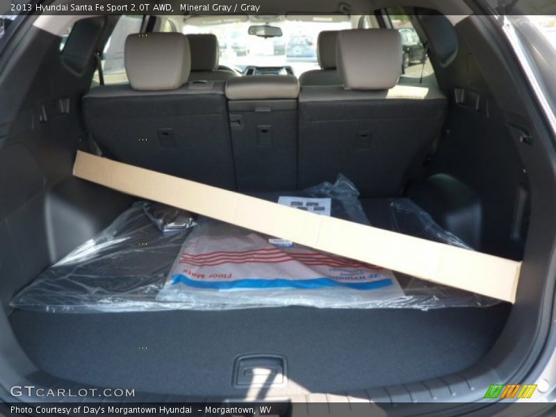 Mineral Gray / Gray 2013 Hyundai Santa Fe Sport 2.0T AWD