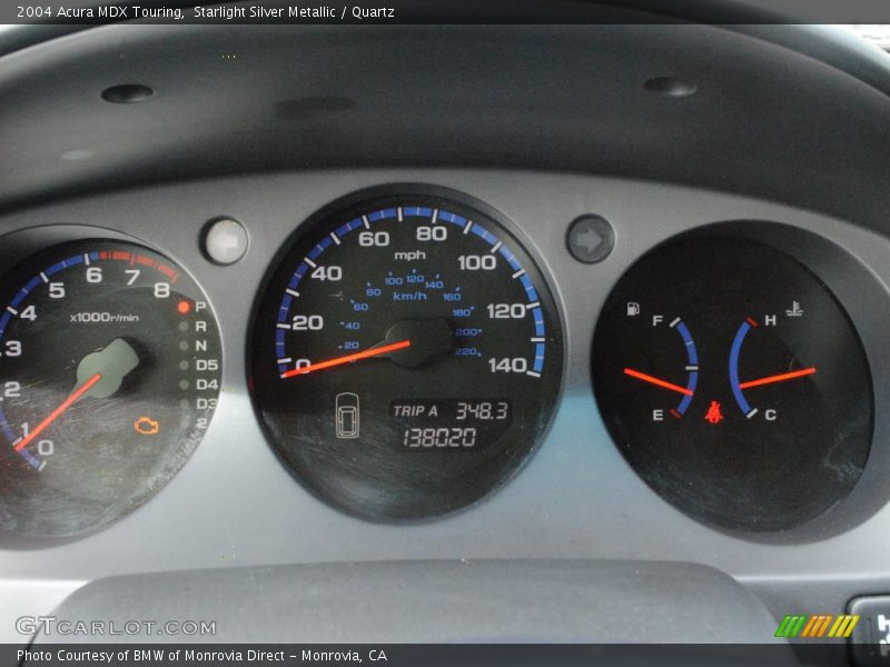 Starlight Silver Metallic / Quartz 2004 Acura MDX Touring