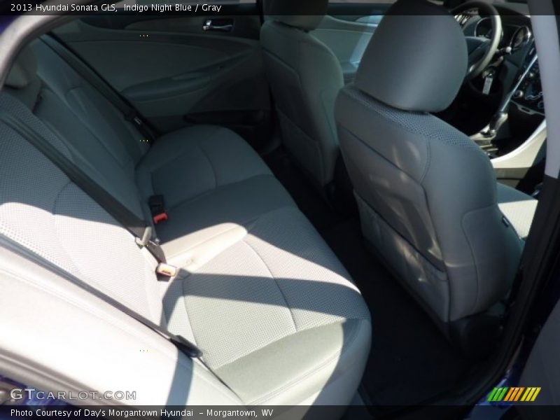 Indigo Night Blue / Gray 2013 Hyundai Sonata GLS