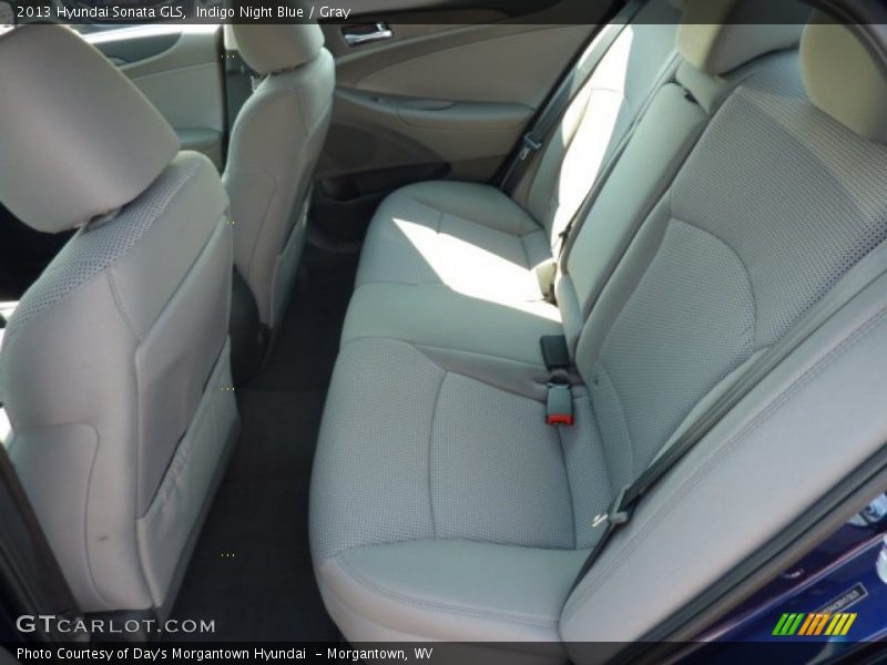 Indigo Night Blue / Gray 2013 Hyundai Sonata GLS